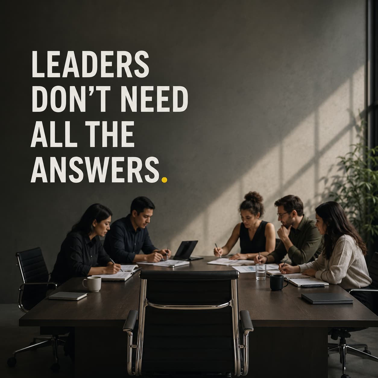 Why Great Leaders Don't Have All the Answers